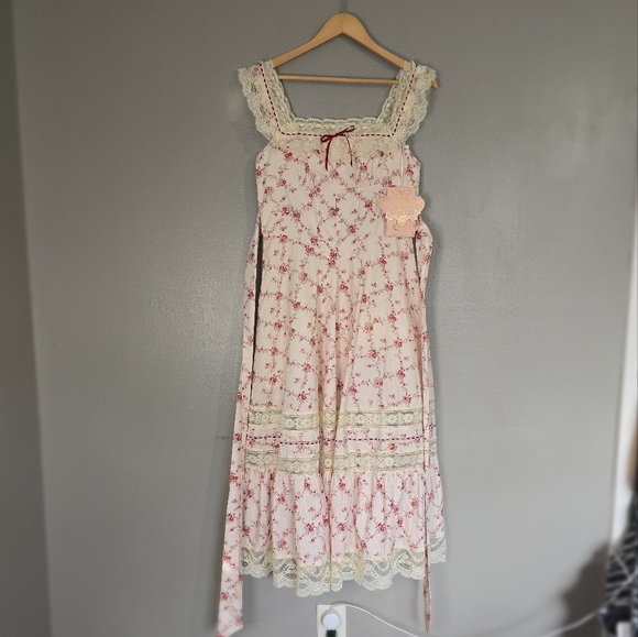 LaceMade Red Garnet Corset Dress NWT - Picture 2 of 11